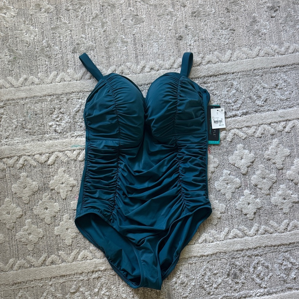 Aqua Green Women's Swim Coverup in Deep Teal